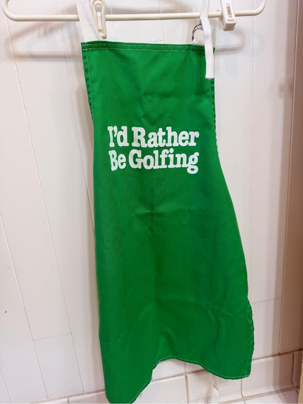Apron, “I’d rather be golfing “